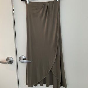 Great free people grey/silver skirt